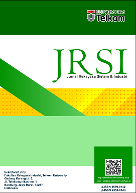 					View Vol. 5 No. 01 (2018): Jurnal Rekayasa Sistem & Industri - Juni 2018 (In Press)
				